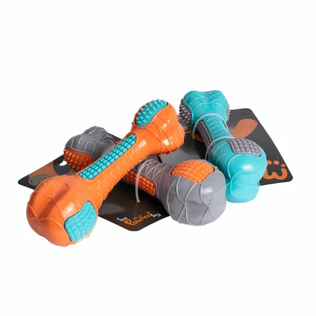 Pawfect Sound-emitting TPR diamond grid bone