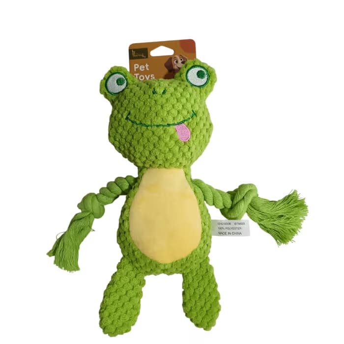 Pawfect Frog Plush Pet toy