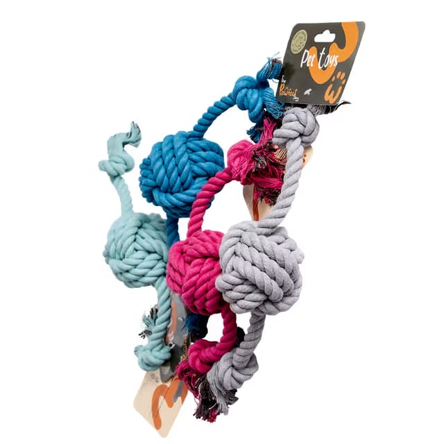 Pawfect Single Ball Cotton Rope Toy